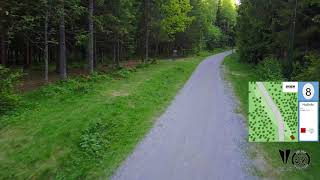 Skien Fritidspark Frisbeegolf -  Hull 8 - Par 3, 74m