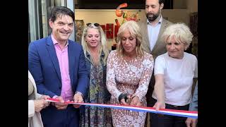 Inauguration de la Galerie Bertolotti avec Carole PAVIO