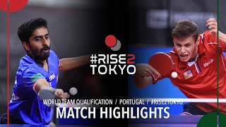 Gnanasekaran Sathiyan vs Tomas Polansky | 2020 World Team Qualification (1/4)