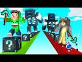 Minecraft WARDEN Lucky Block Race! (1v1)