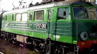 Zielona EP07-361 + TLK 52110