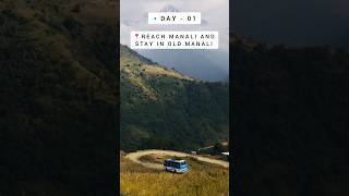 Manali Itinerary For 7 Days 😍 #shorts #trip #manali #travel #tour #itinerary #himachal #place #guide