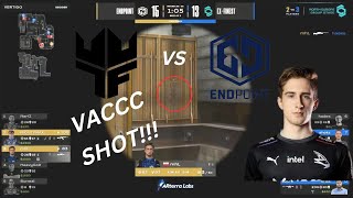 CRAZY VAC WALLBANG shocked the CASTERS💀 ENDPOINT VS EX-FINEST