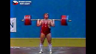 Leonid Taranenko, 585 pound clean \u0026 jerk, 1987 World Championships, SuperHeavyweight