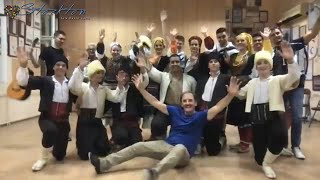 Bata Marcetic teaches two Serbian dances from Serbia