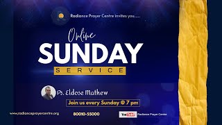 Sunday online meeting  || Radiance Prayer Centre || 17-11-24 ||