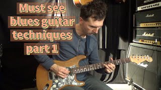 Blues Guitar Solo Tips and Techniques - Part 1