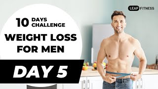 10 Day Weight Loss Challenge for Men | DAY 5 Flat Abs