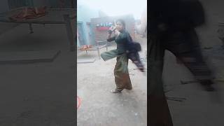 Pakistani Village Girl's Energetic Dance on Punjabi Song - Dila Oh Bewafa Eh #shorts #short