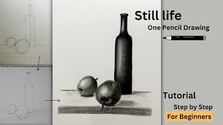 Learn to draw Still Life Composition | How to do Object Drawing|from basic to shading| Full Tutorial