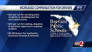 Brevard School Board approves increased compensation for bus drivers