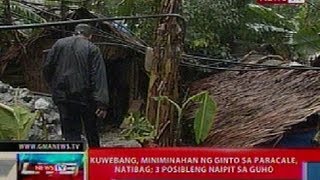 NTL: Kuwebang miniminahan ng ginto sa Paracale, Camarines Norte, natibag