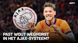 🦁 WOUT WEGHORST in beeld bij Ajax: zou de Oranje-spits passen? 🧩🤔 | Voetbalpraat