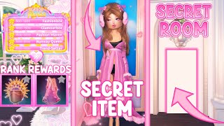 *HIDDEN SECRETS* In the new Dress to impress VALENTINES UPDATE YOU MISSED *SECRET ITEM, RANK REWARD*