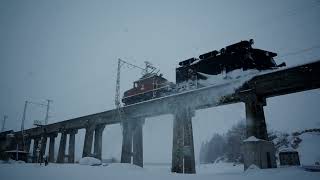 弘南鉄道　津軽鉄道　ラッセル車　キ100　2018.02.17