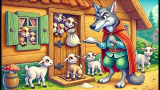 The Wolf and the Seven Little Goats | A Grimms' Fairy Tale | Fairy Tale for Young Children