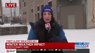 Tracking winter weather in Scioto County, Ohio