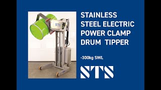 Stainless Steel Electric Power Clamp Drum Tipper (STE01-RRH01-SS)