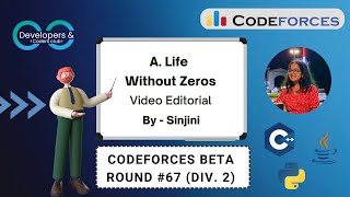 A. Life Without Zeros | Codeforces Beta Round 67 (Div. 2) | Codeforces | DCC NIT-A