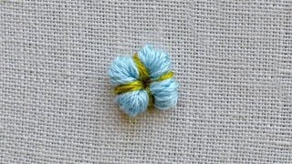 cotton flower embroidery tutorial