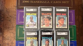 Early Topps Tiffany Sets - 86’ thru 89’ Limited Low Population Junk era cards