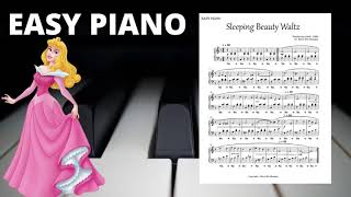 Sleeping Beauty Waltz | Piano Tutorial \u0026 Piano Sheet Music | Once Upon A Dream | Tchaikovsky |