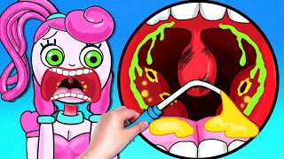 Help Mommy Long Legs get rid of tonsillitis - Stop Motion Paper | Yul Việt Nam
