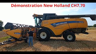 Démonstration d'une New Holland CH7.70