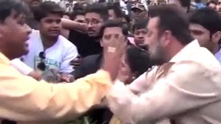 UNBELIEVABLE! Sanjay Dutt's Bodyguards Beat Up Media Persons In Agra