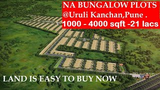 |NA Bunglow Plots Uruli Kanchan – RERA Registred, PMRDA Sanctioned Plots 1800 - 4000 sqft FOR SALE|