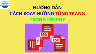 Cách xoay hướng từng trang trong tệp PDF siêu nhanh | VniTeach Channel