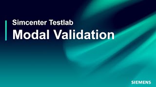 Simcenter Testlab Modal Validation