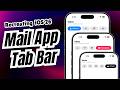 Recreating Mail App Tab bar Using SwiftUI | Apple Mail Tab Bar | Custom Segmented Control | Xcode