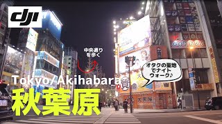 【オタク文化の聖地】夜の秋葉原中央通りを歩く│Tokyo/Akihabara│東京・秋葉原【DJIpocket2】