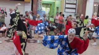 國士舞双　　～2013　高知よさこい祭り～　　帯屋町