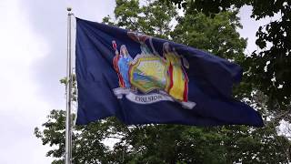 New York State Flag made by Saratoga Flag