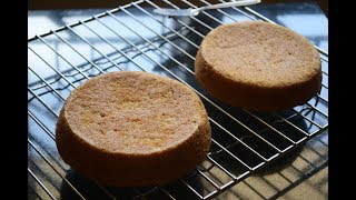 Vegan Vanilla Sponge Cake Recipe Using Aquafaba