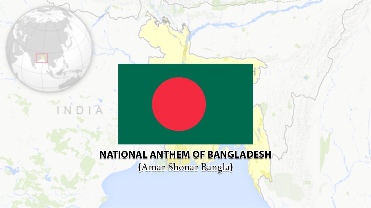 NATIONAL ANTHEM OF BANGLADESH - Amar Shonar Bangla - YouTube