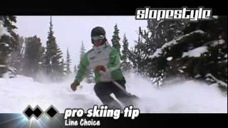 Slopestyle - Pro Skiing Tip #23 - Line Choice