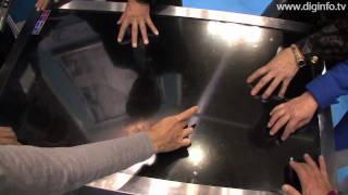 Unlimited multitouch 46-Inch LCD display #DigInfo