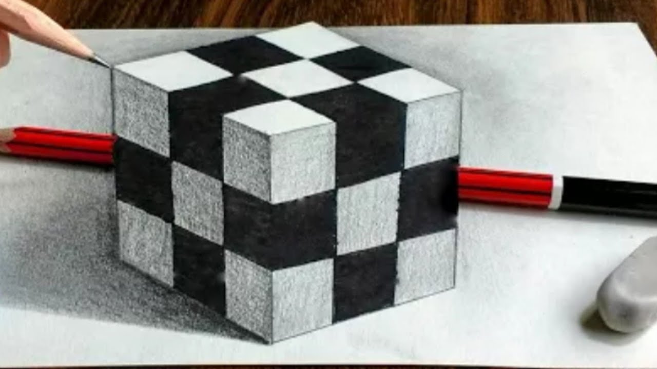 How To Make 3d Cube Youtube