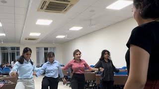 BTS OF DANCE PRACTICE AT NICMAR-PUNE🕺💃  | vlog7 | .  #friends #vlog #college