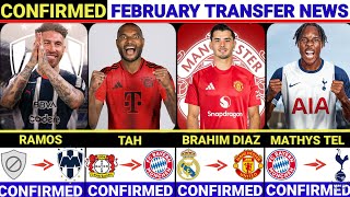 🚨LATEST CONFIRMED TRANSFERS NEWS AND RUMORS TRANSFERS 2025🔥 RAMOS, TAH,BRAHIM DIAZ, MATHYS TEL🚨