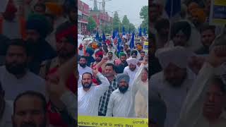 Fake reservations protest chandigarh (majhbi sikh)