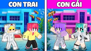 Tô Gà Đại Chiến Nhà Dưới Biển Giữa Con Trai Vs Con Gái!