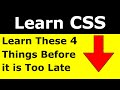 Advanced CSS Tutorial | Learn These Four Things in CSS Before it's too Late