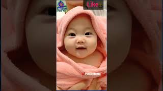 Cute baby saying papa mama /👌Cute baby status #shorts #short #cute #papa #mama #viral #youtube