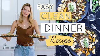 Easy Clean Dinner Recipe - Model Kitchen // Paleo Diet + Instructions // Sanne Vloet