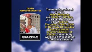 Alisha Montoute ~ Short Obituary