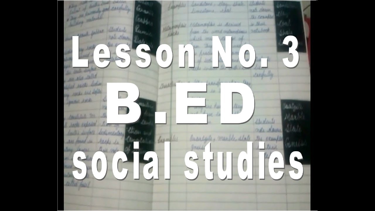 B.ed Lesson Plan Of SST|| B.ed Lesson Plan In Social Science || B.ed ...